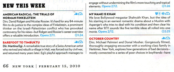 New York Magazine capsule review