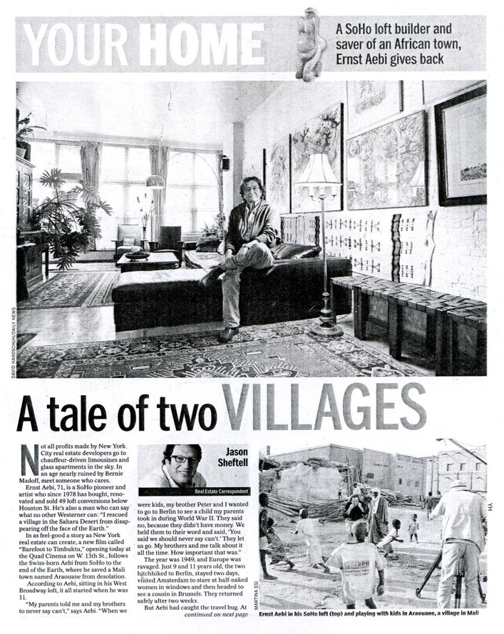 Barefoot to Timbuktu review Daily News, Jason Sheftell